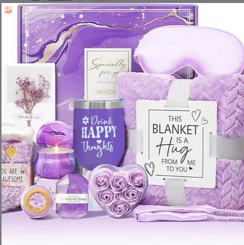 Pink Spa Gift Basket Set