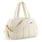 Personalized Quilted Travel Handbag with Embroidery