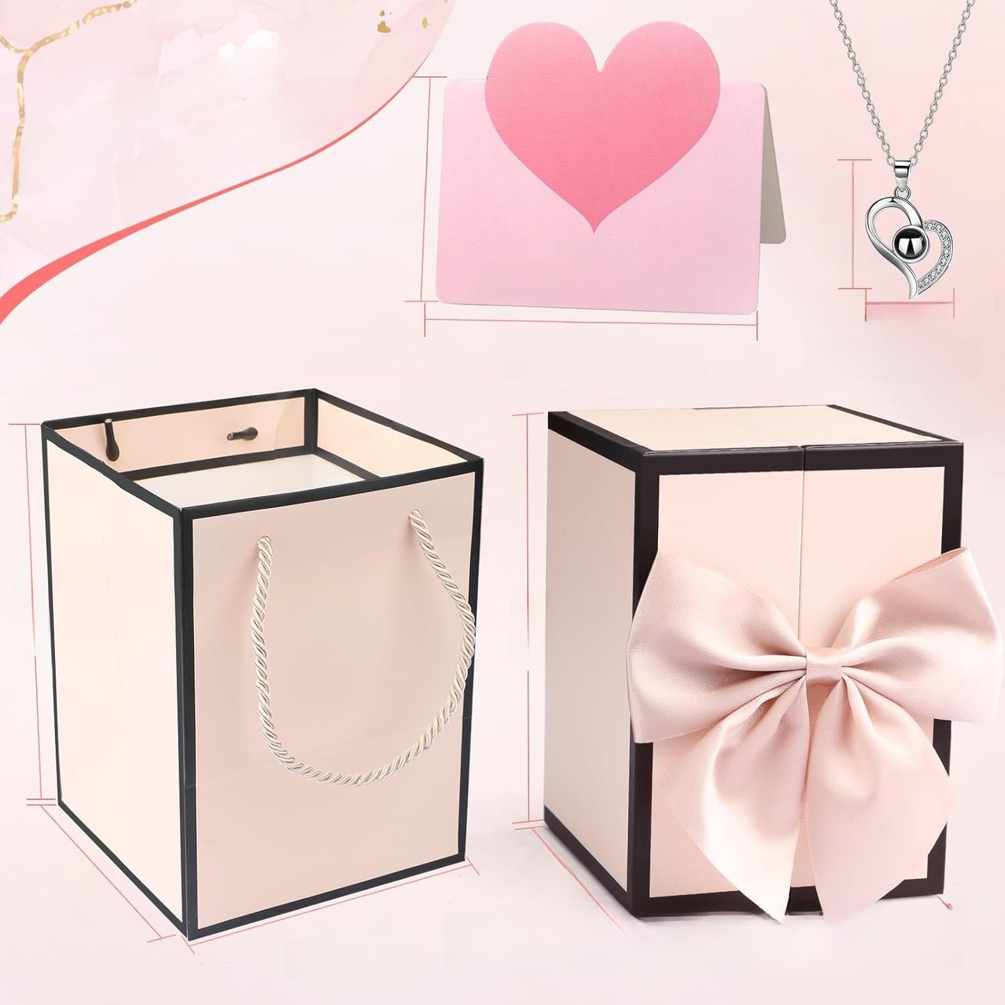 Bear Eternal Flower Jewelry Gift Box